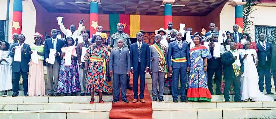 DÉCENTRALISATION : Le Maire de la Commune de MBOMA donne la joie aux populations de sa municipalité