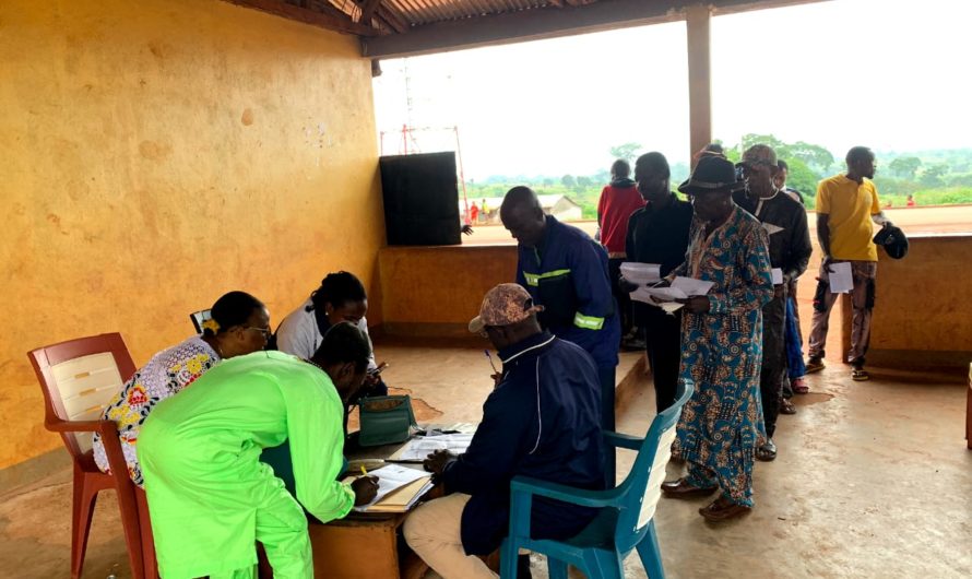 Les populations de Ngaboula au petit soin : Un soutien indéniable à la suite des travaux routiers